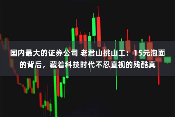 国内最大的证券公司 老君山挑山工：15元泡面的背后，藏着科技时代不忍直视的残酷真