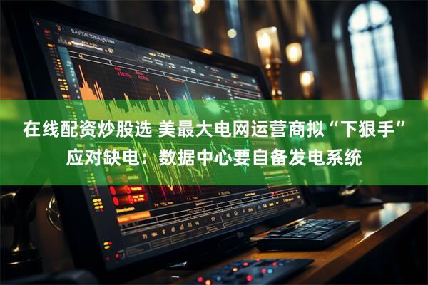 在线配资炒股选 美最大电网运营商拟“下狠手”应对缺电：数据中心要自备发电系统
